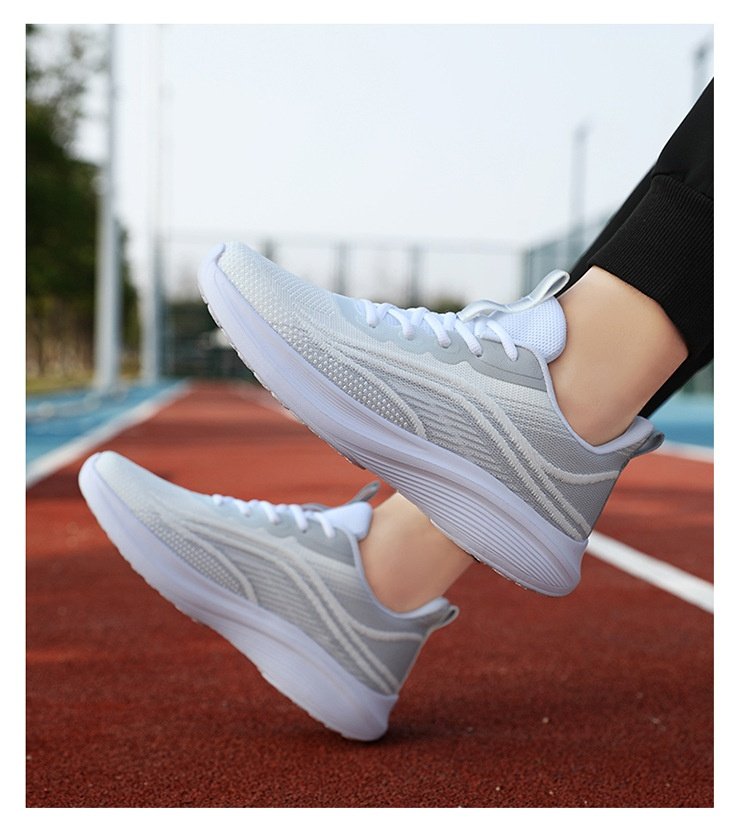 Breathable Lightweight Shock-Absorbing Sneakers Image 8