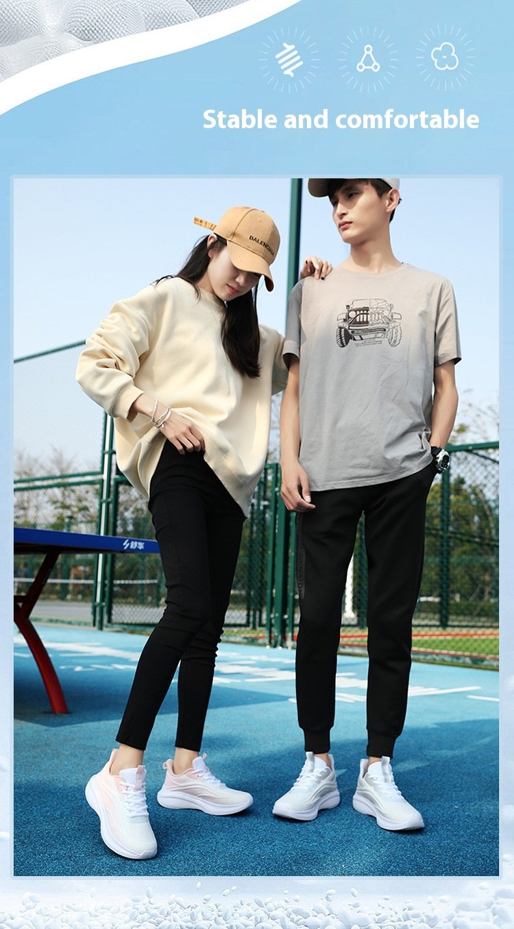 Breathable Lightweight Shock-Absorbing Sneakers Image 13