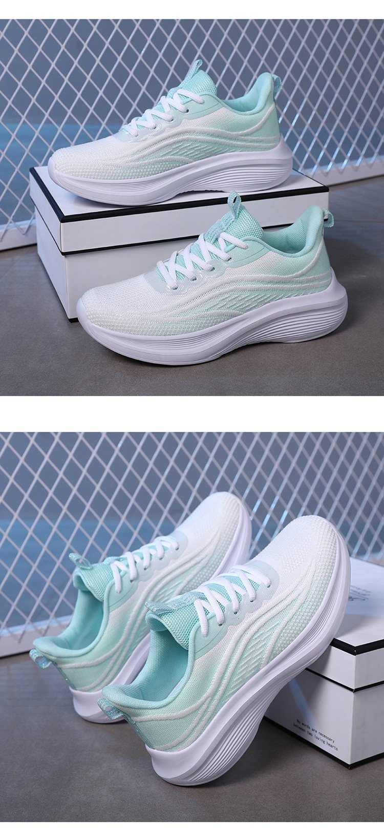 Breathable Lightweight Shock-Absorbing Sneakers Image 15