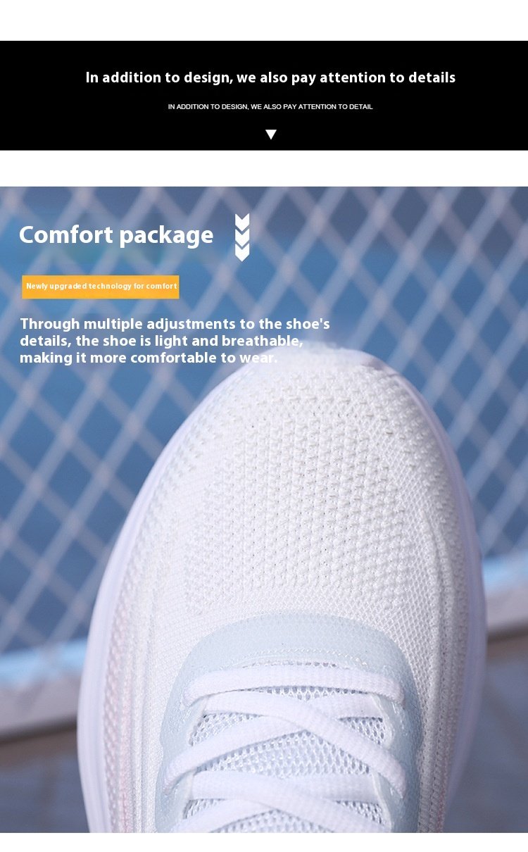 Breathable Lightweight Shock-Absorbing Sneakers Image 22