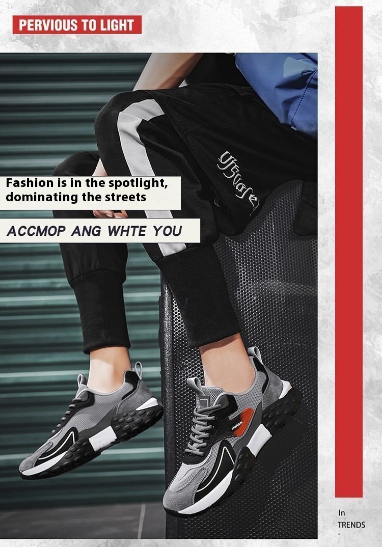 Men's Comfortable Low-Cut Casual Sneakers Image 8