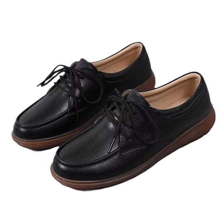 Small Leather Shoes Black