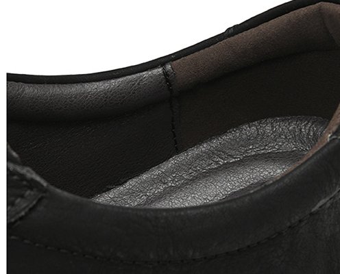 Plus Size Frosted Cowhide Board Shoes - Lifestyle Image 1