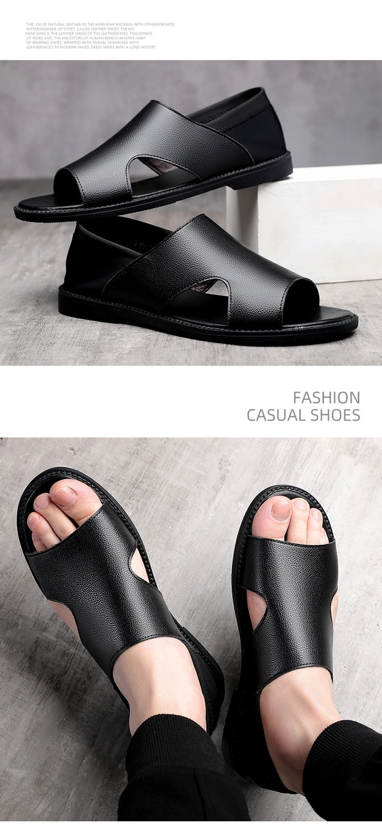 Men's Casual Summer Beach Sandals 2