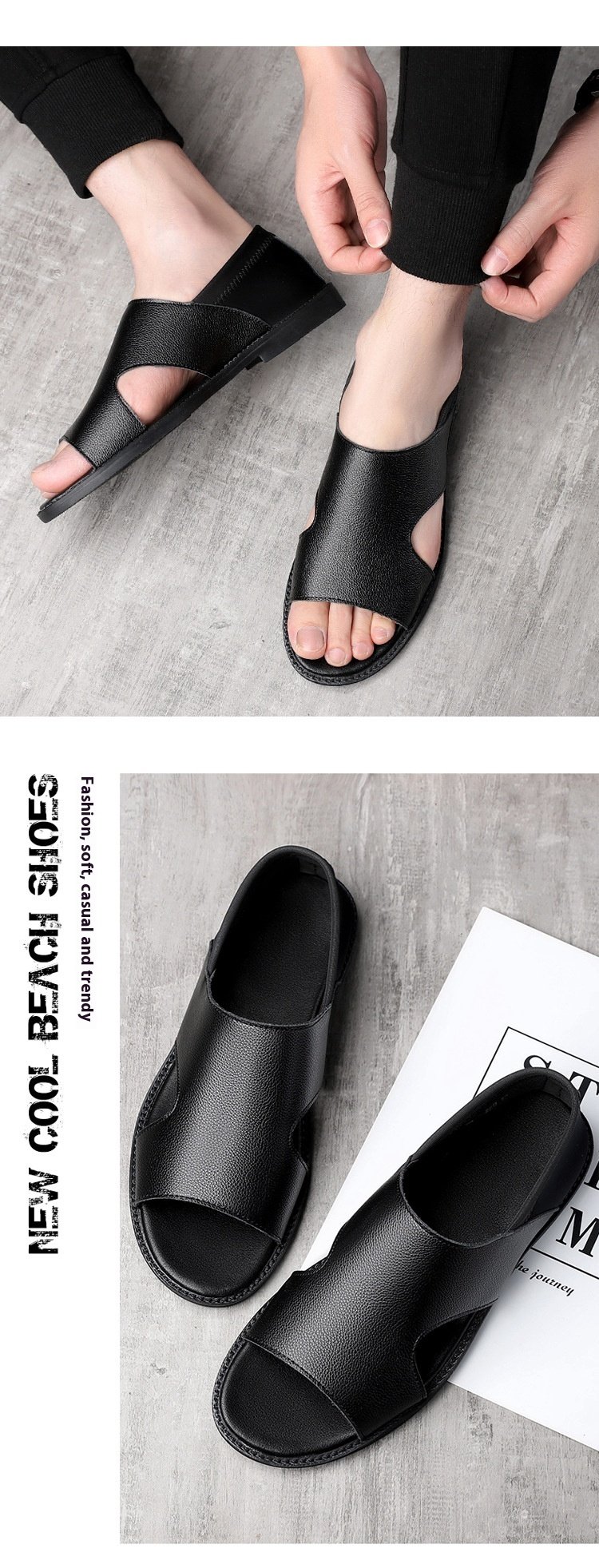 Men's Casual Summer Beach Sandals 10