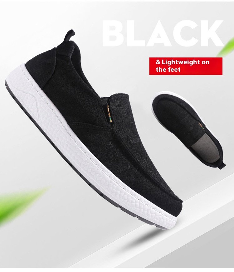 Men's Fashionable Breathable Canvas Shoes - Image 5