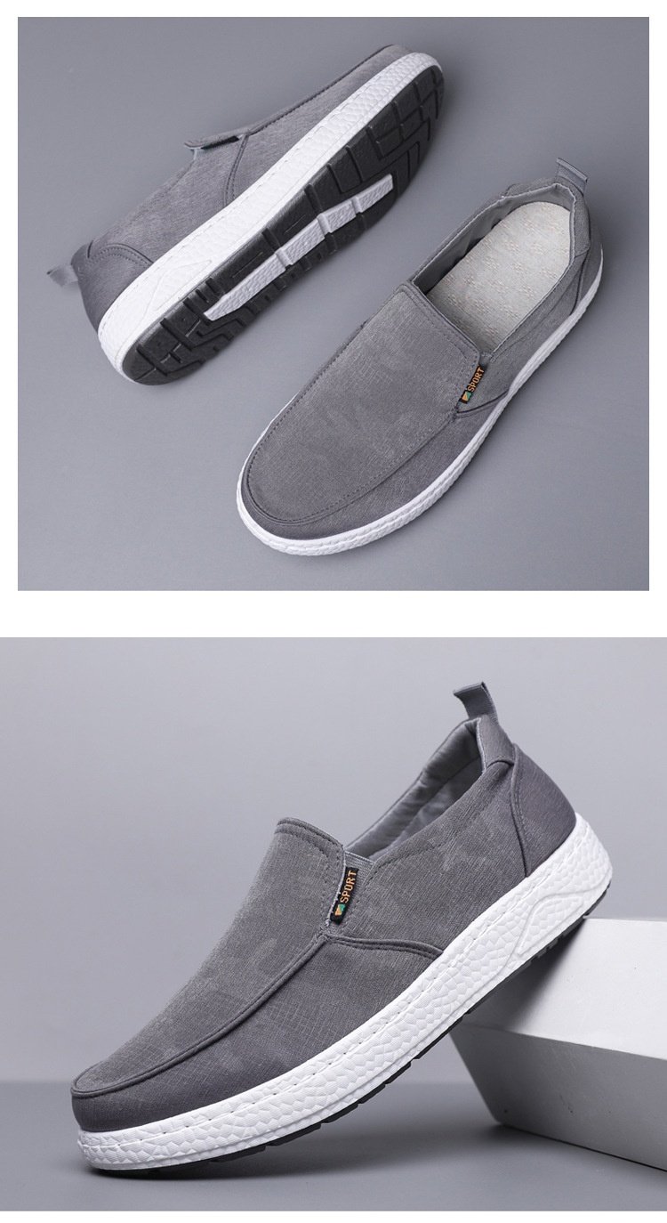 Men's Fashionable Breathable Canvas Shoes - Image 7