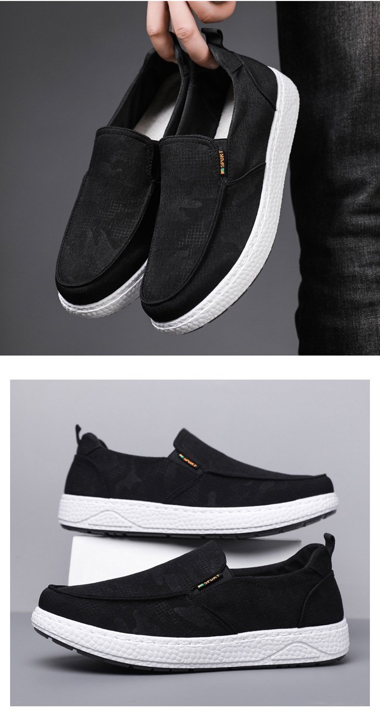 Men's Fashionable Breathable Canvas Shoes - Image 18
